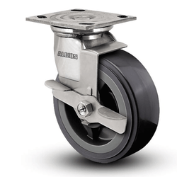 Brake Lock - Stainless Steel Casters - Phenolic Wheel